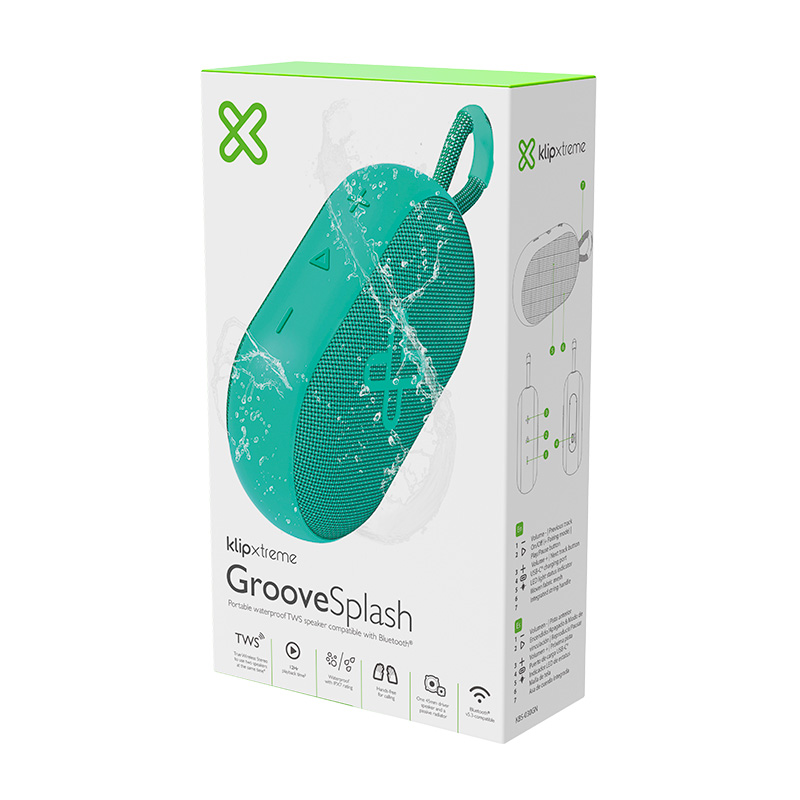 Bocina portátil Inalámbrico Klip Xtreme KBS-030GN 6W Color Verde