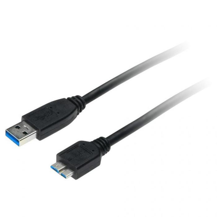 Cable para Discos Duros Externos Xtech XTC-365 Micro USB B a USB A Color Negro