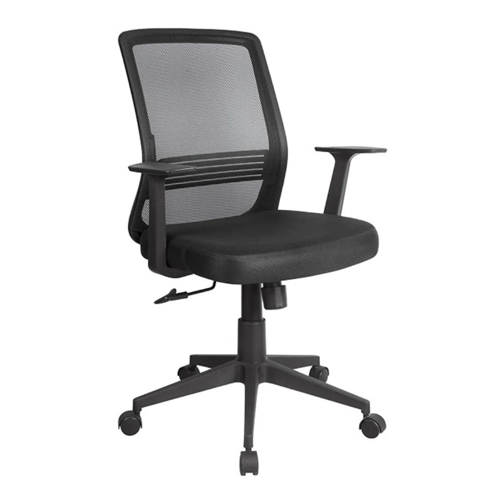 Silla Ejecutiva de Oficina Xtech Ajuste de Inclinación Mecanismo de Elevación de Gas Ruedas de Nylon Color Negro