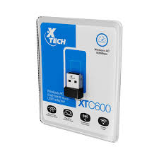 Adaptador Xtech Nano USB Inalámbrico AC Dual Band hasta 600Mpbs