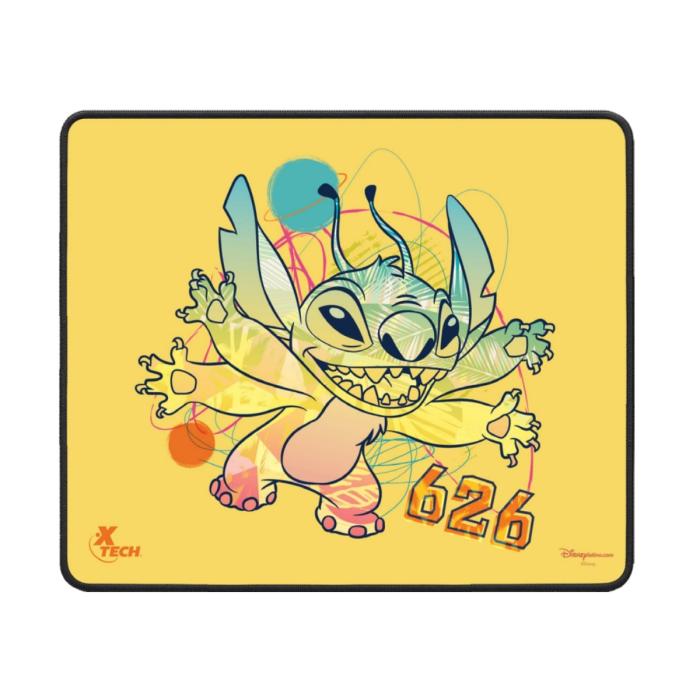 Mousepad Superficie de Tela Xtech Edición Stitch Con Base de Goma
