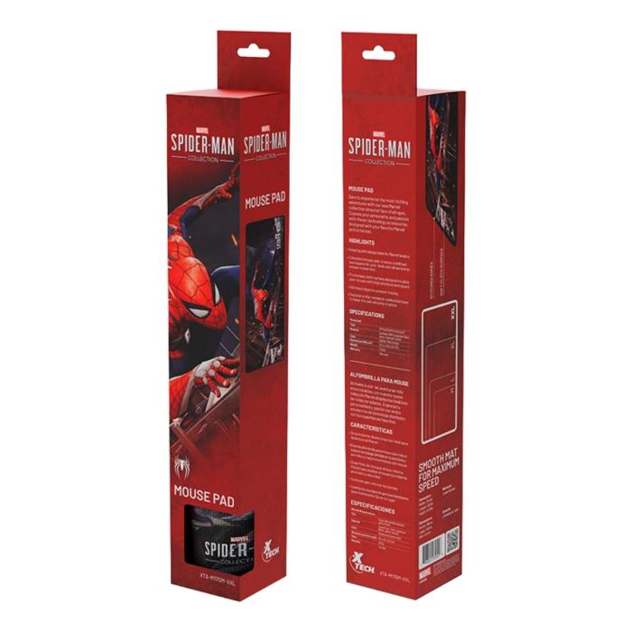 Mousepad Gaming Xtech Edición Spider-Man Talla XXL