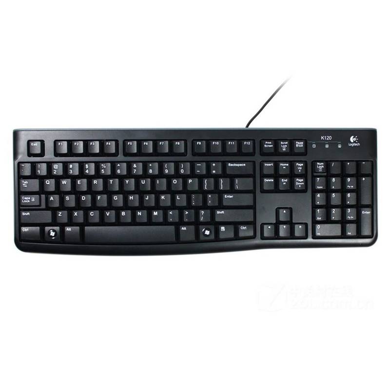 Teclado Alámbrico Logitech K120 USB Negro Español
