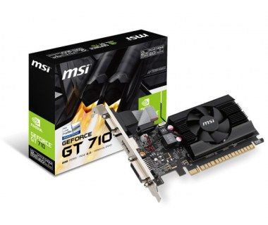 Tarjeta de Video MSI GeForce GT 710  2GD3 PCI-E 2.0 GDDR3