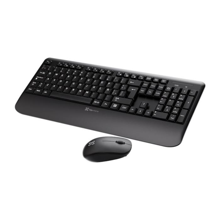 Combo de Teclado y Mouse Klip Xtreme KeyRoll Inalámbrico USB 2.4GHz en Español