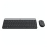 Combo de Teclado y Mouse  Logitech MK470 Inalámbrico Slim en Español