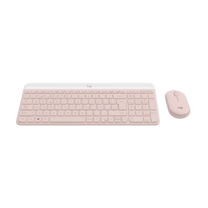 Combo de Teclado y Mouse  Logitech MK470 Inalámbrico Slim en Español