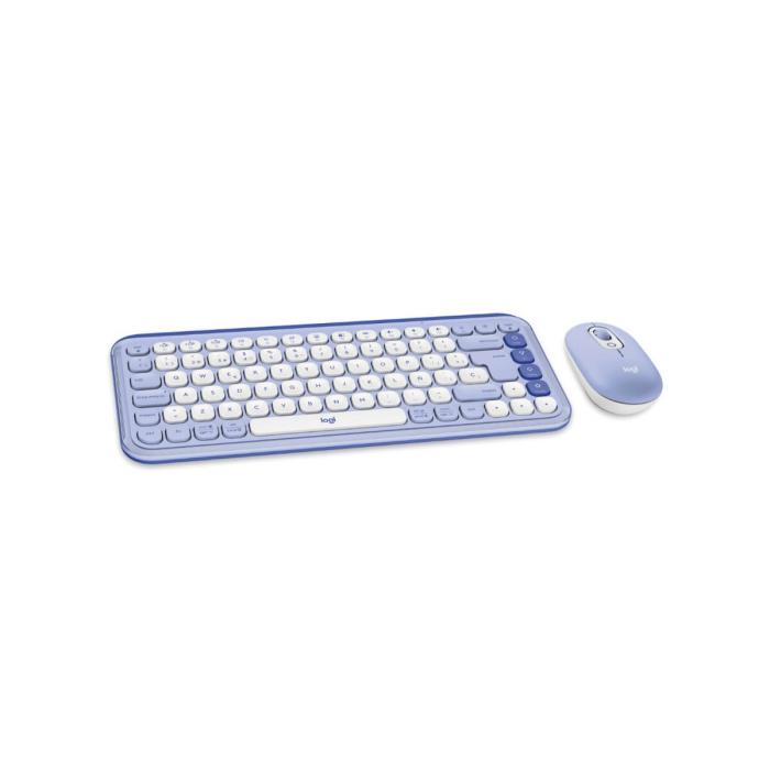 Combo de Teclado y Mouse Logitech POP Icon Inalámbricos Bluetooth en Español