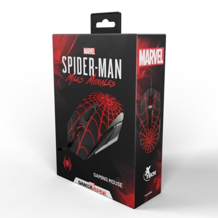 Mouse Gaming Xtech Edición Spiderman De 7 Botones