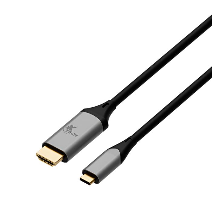Cable Xtech XTC-546  USB-C a HDMI 1.8 Metros