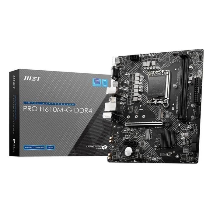 Motherboard MSI Pro H610M-G LGA 1700 Gen 2xDDR4 MicroATX