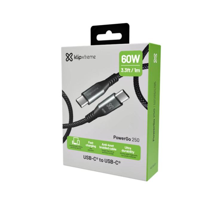 Cable Klip Xtreme PowerGo 250 USB-C 2.0 60W
