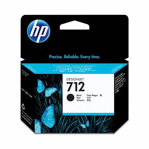 Cartucho de Tinta HP 712 Negro DesignJet de 38ml