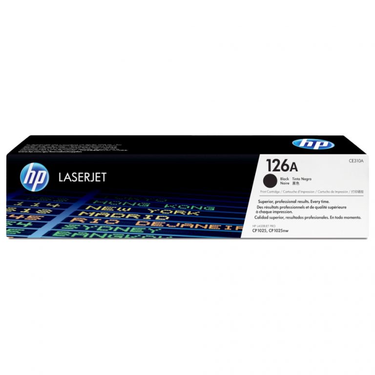 Cartucho de Tóner H.P. 126A Color Negro Laserjet Original