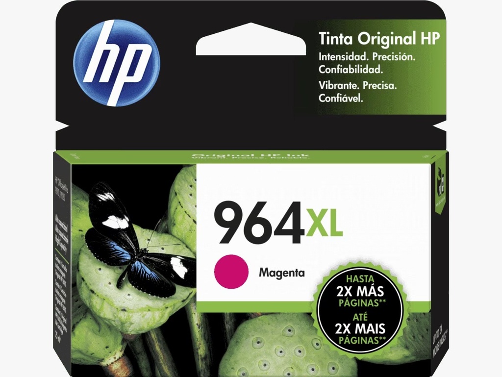 Cartucho de Tinta HP 964XL Magenta Alto Rendimiento Original