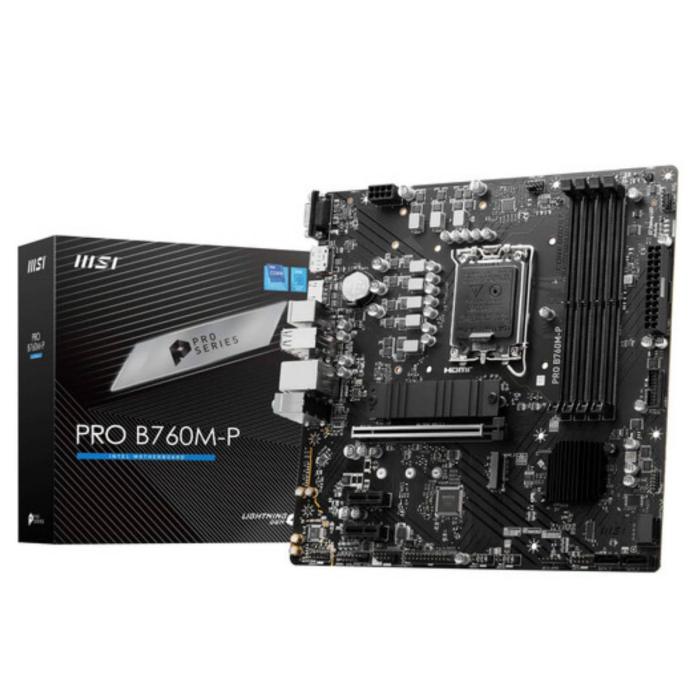Motherboard MSI PRO B760M-P  LGA1700 DDR5 Micro-ATX