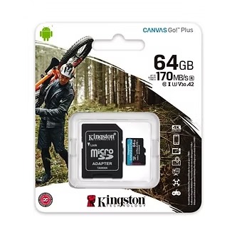 Memoria Kingston de 64GB con Adaptador SD