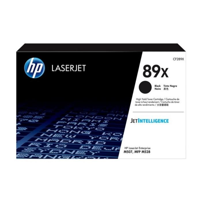 Cartucho HP CF289X e Tóner LaserJet de Alto Rendimiento Negro