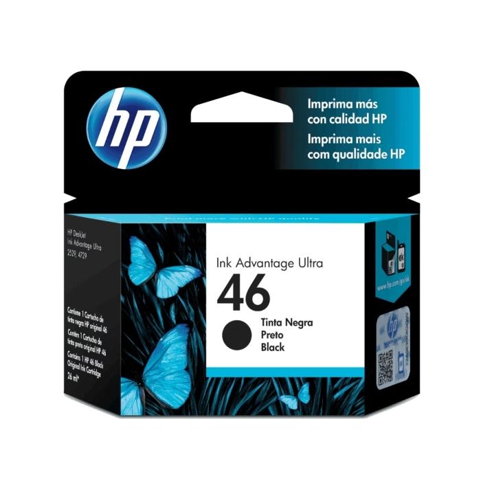Cartucho HP CZ637AL 46 Negro