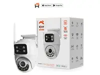 Cámara de Seguridad Wi-Fi PTZ NHC-OP30DL Doble Lente 2K Y 3 Megapixeles Fijo + 3 Megapixeles PTZ 1Y