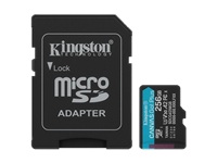 Tarjeta microSD Kingston Canvas Go! Plus 256GB