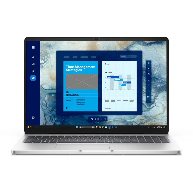 Notebook Dell Pro Silver 16" Core Ultra 7 255U 16GB RAM 1TB SSD W11 Pro Español 