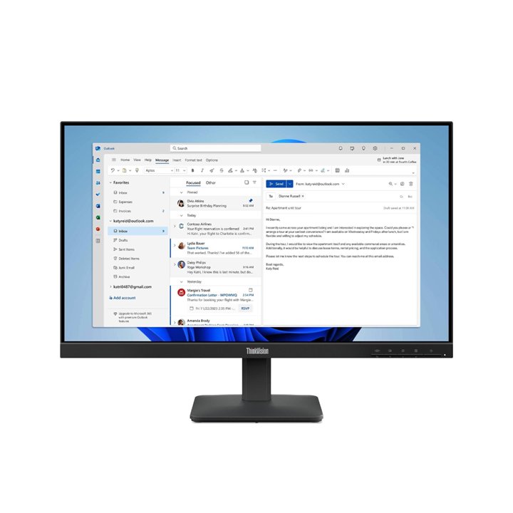 Monitor Lenovo ThinkVision S24-4e FULL HD 1920 x 1080 LED IPS 23.8" 3y