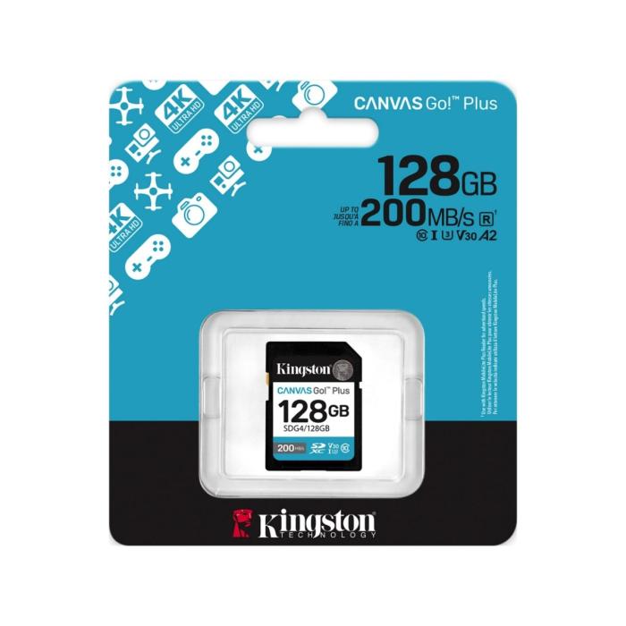 Memoria MicroSD Kingston SDCG4/128GB de 128GB Clase 10 UHS-I