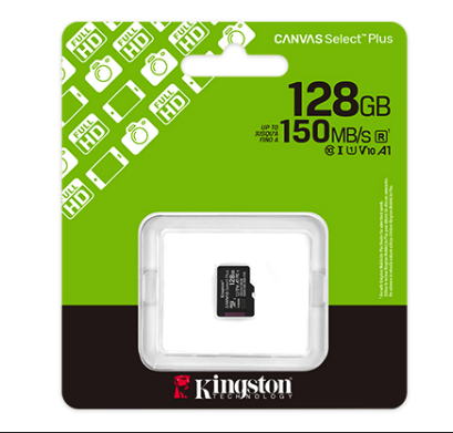 Tarjeta de Memoria MicroSD Kingston SDCS3/128GB Clase 10 de 128GB (Incluye Adaptador SD) 