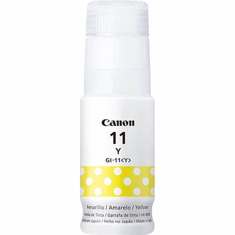Botella de Tinta Canon Pixma GI-11 Yellow