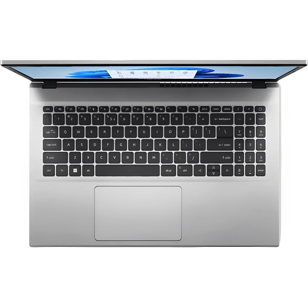 Notebook Acer Aspire 3, 15.6"AMD Ryzen 7 5700U Octa-Core, 16GB 512GB SSD Plateado Puro W11Home 1y Teclado Ingles