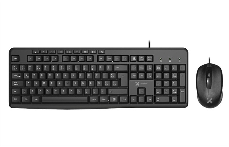 Xtech - Combo - Teclado y Mouse - set - Wired