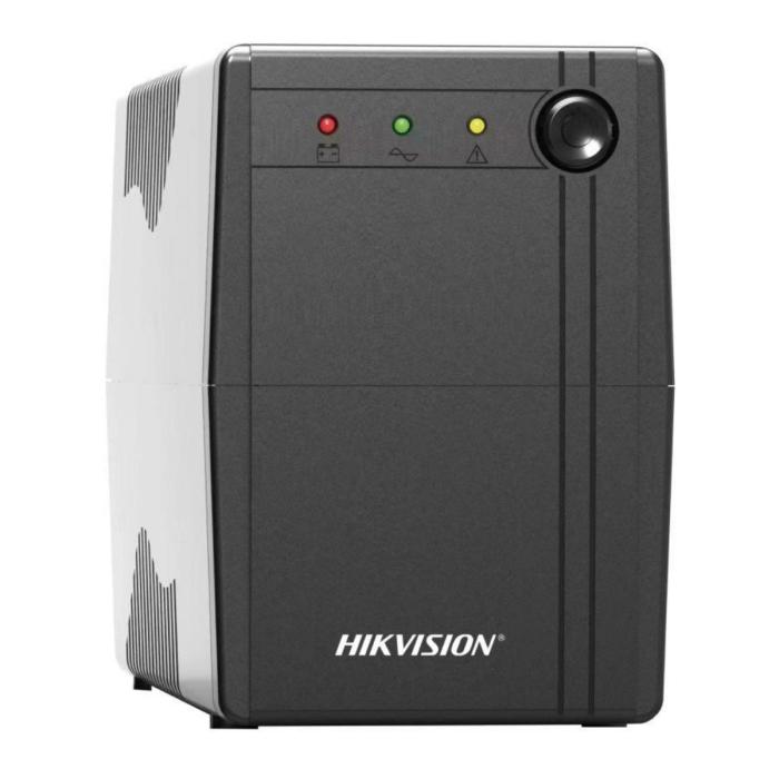 Hikvision - UPS de Respaldo 600VA 360W - Incluye 1 Batería de 12V 7Ah