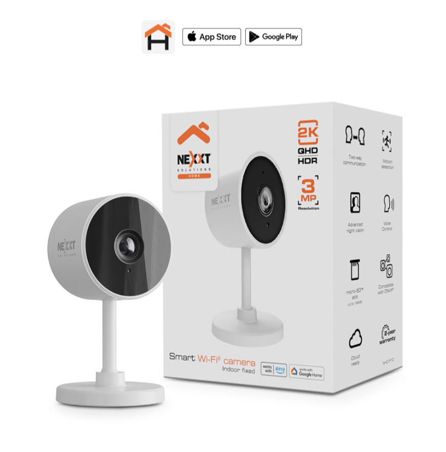 Cámara Nexxt Solutions Inteligente Wi-Fi Bidireccional NHC-IF10 2k