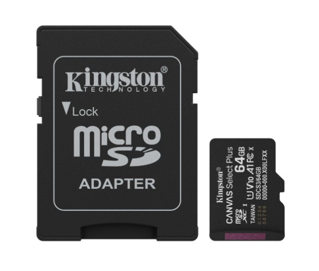 Kingston Canvas Select Plus SDCS3/64GB Tarjeta microSDXC