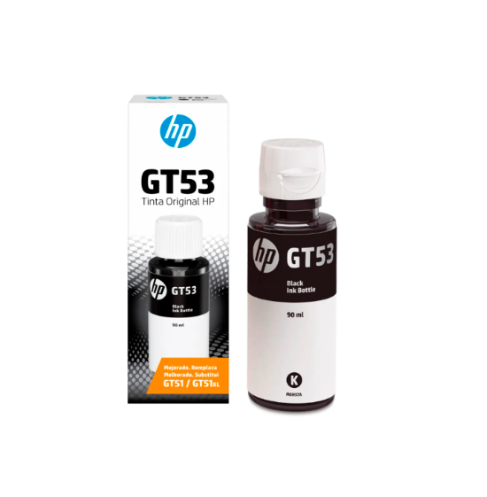 Botella de Tinta HP GT53 Negro Rendimiento hasta 4000pgs