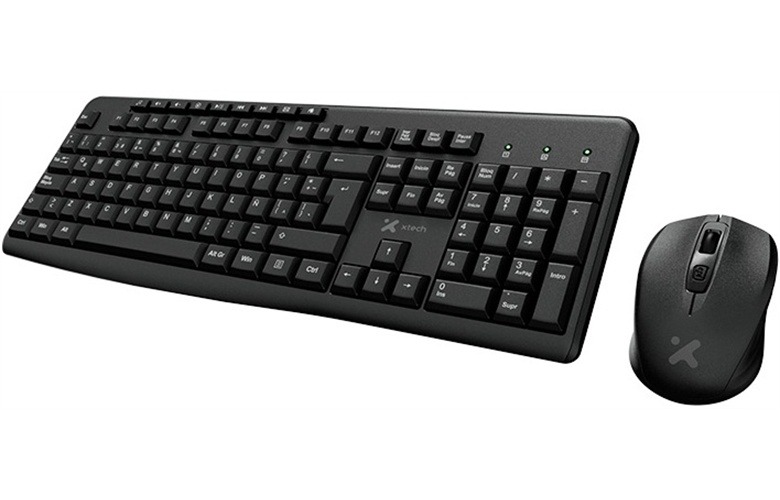 Set inalámbrico teclado y mouse Xtech XTK-311S