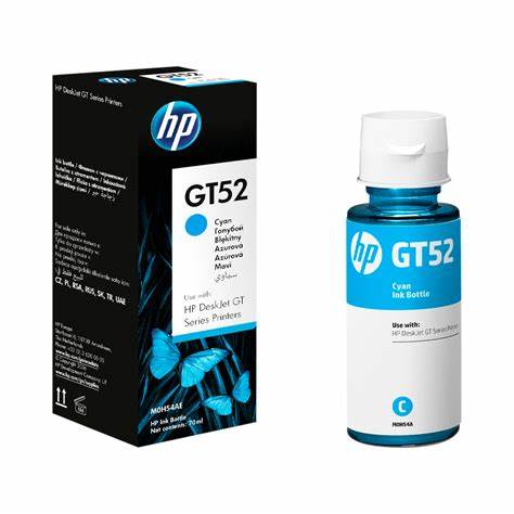 Botella de Tinta HP GT52 CYAN M0H54AL