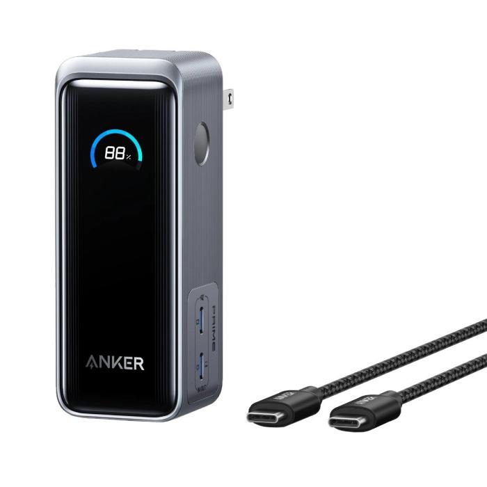 Anker Prime Power Bank 65W Fusion Built-In USB-C Cable