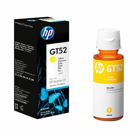 Botella de Tinta HP GT52 Amarillo M0H56AL