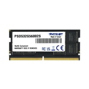 [PSD532G5602S] Memoria RAM Patriot Signature 32GB DDR5 5600MHz SO-DIMM