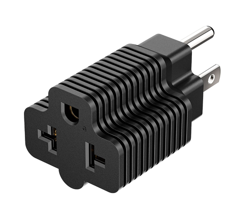 [EVM005PACK3] Adaptador de Corriente 5-20 a 5-15P, 5-20P, 6-15P, 6-20P  Para el hogar de 15 amperios a adaptador T de 20 amperios