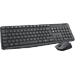 [920-007901] Teclado y mouse Logitech MK235 Inalámbrico USB Negro en español