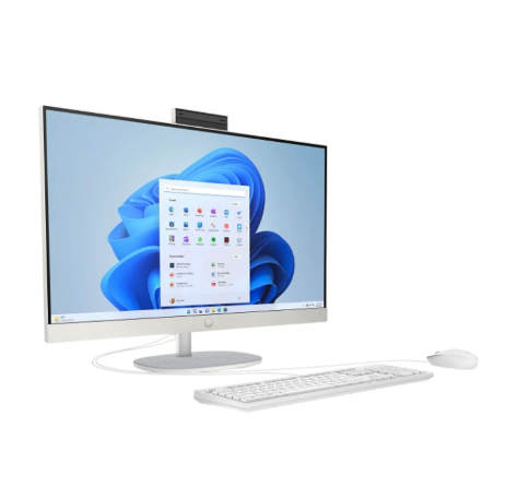[BA1V6LA#ABM] PC Todo en Uno HP 24-cr0253la AMD Ryzen 5 7520U  8GB 512GB SSD Blanco 23.8" 1y