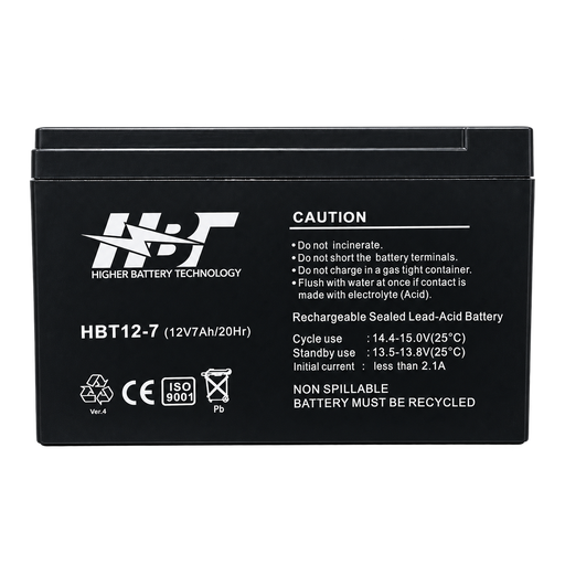 [BATHBT12V7] Batería HBT para UPS 12V 7Ah ABS
