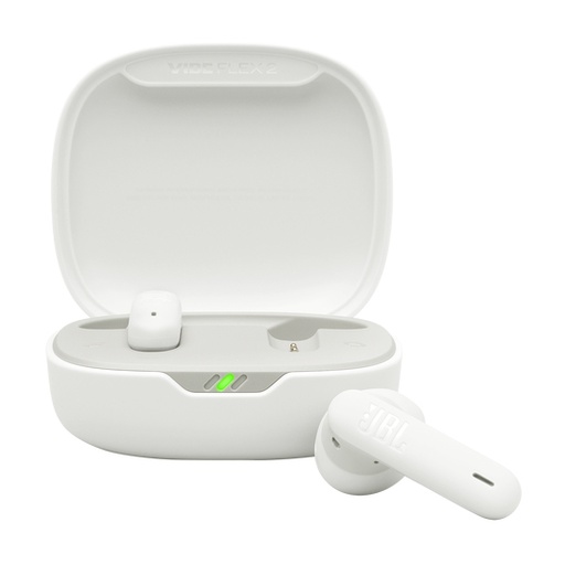 [JBLVFLEX2WHTAM] Audífonos Inalámbricos JBL Vibe Flex 2 Blanco Bluetooth 5.3
