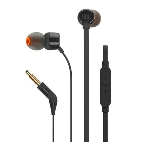 [JBLT110BLKAME] Audífonos Alámbricos JBL Tune 110E Negro 3.5 mm