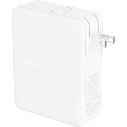 [WCH014DQWH] Cargador de Pared Belkin BoostCharge Pro 140W GaN con 4 Puertos 