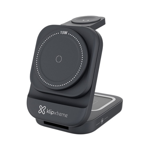[KDC-250] Estacuón de Carga Inalámbrica Klip Xtreme PowerDesk Lite KDC-150 3 en 1 15W USB-C