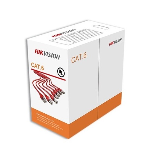 [DS-1LN6-UU] Cable de Red UTP CAT6 Hikvision DS-1LN6-UU 305m